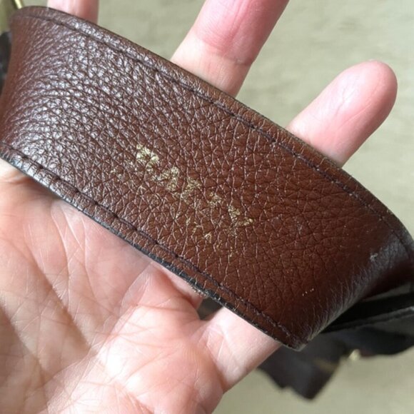 Vintage Bally Chocolate Brown Leather Work Bag - made in Italy! 🇮🇹 - Picture 7 of 16